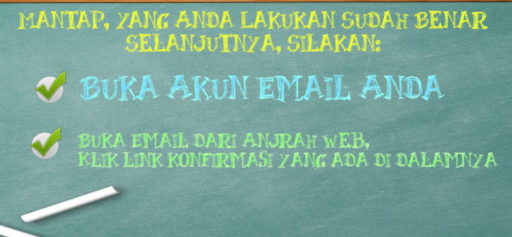 Konfirmasi Subscription Anjrah Web