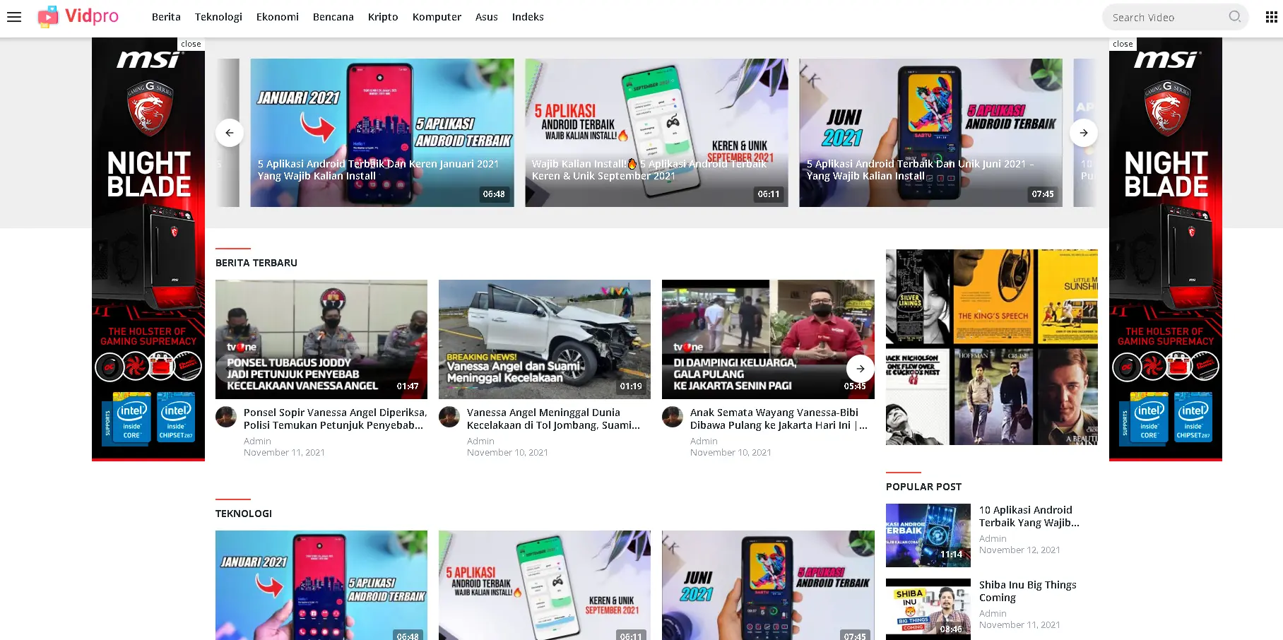 Theme WordPress Video Youtube Video Player