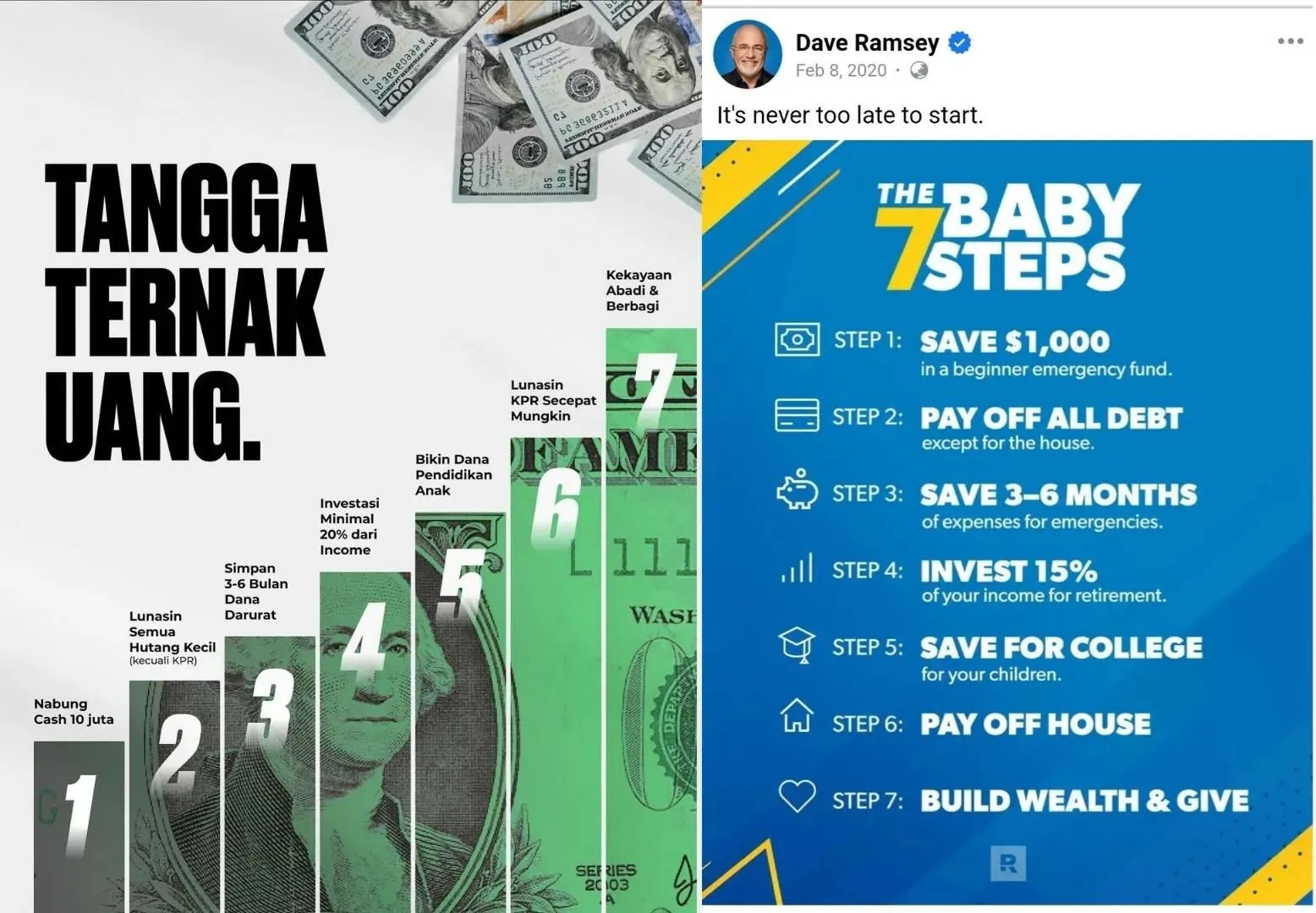 tangga ternak uang mirip dave ramsey