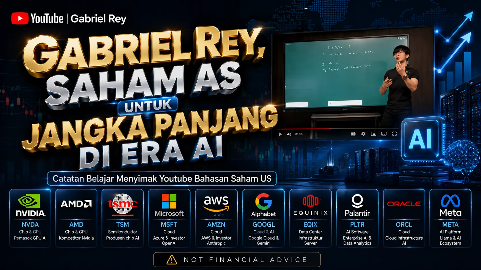 Gabriel Rey, Prediksi Saham Yang Bagus Jangka Panjang di Era AI