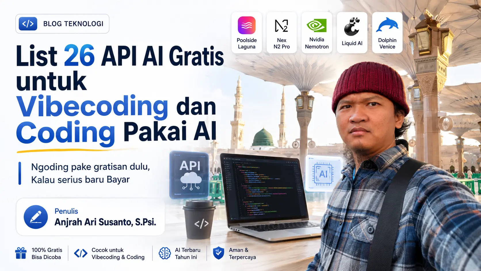 list api ai gratis untuk coding pakai ai vibecoding