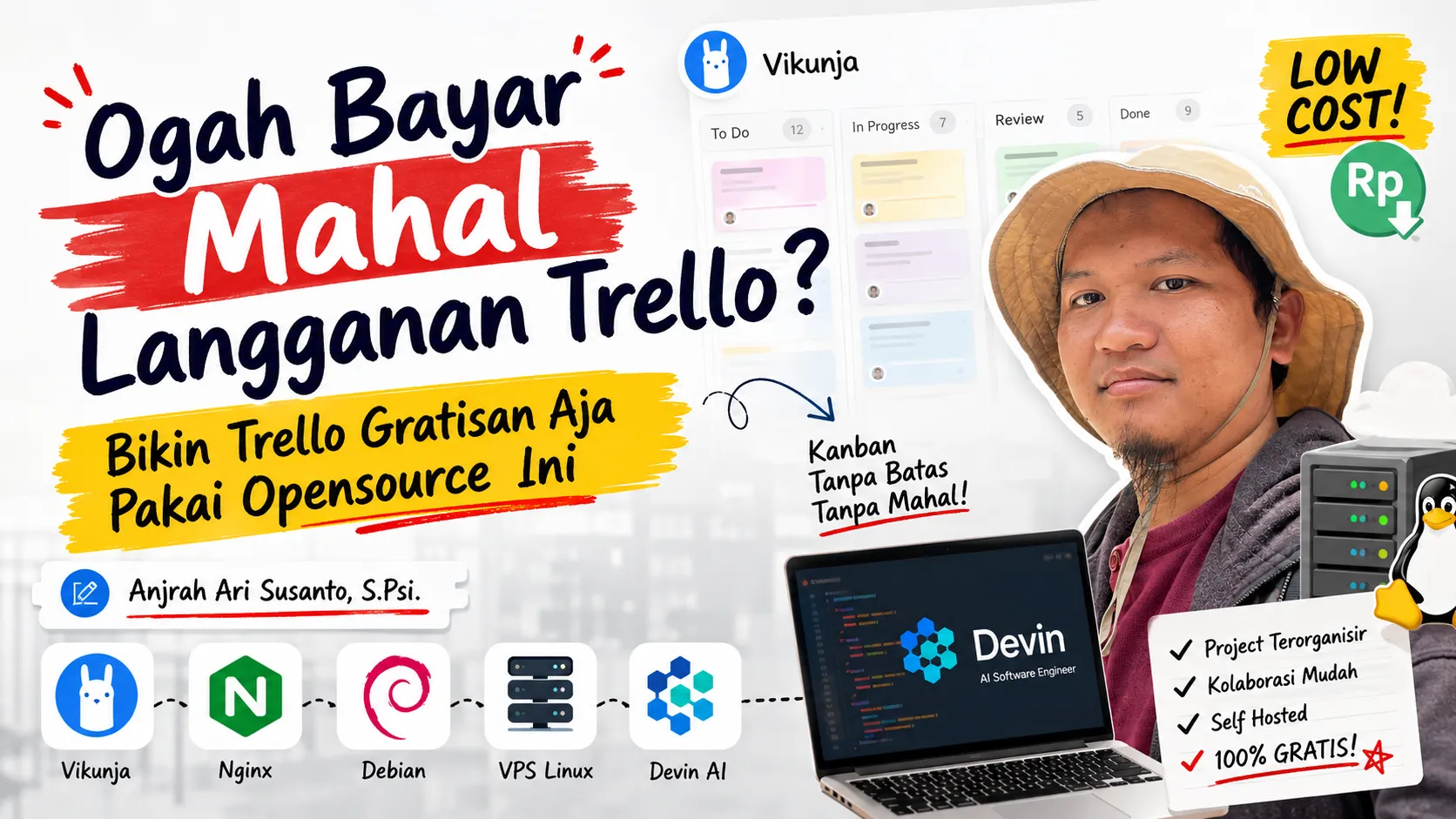 trello alternatif alternatif trello self hosting trello gratis di vps sendiri