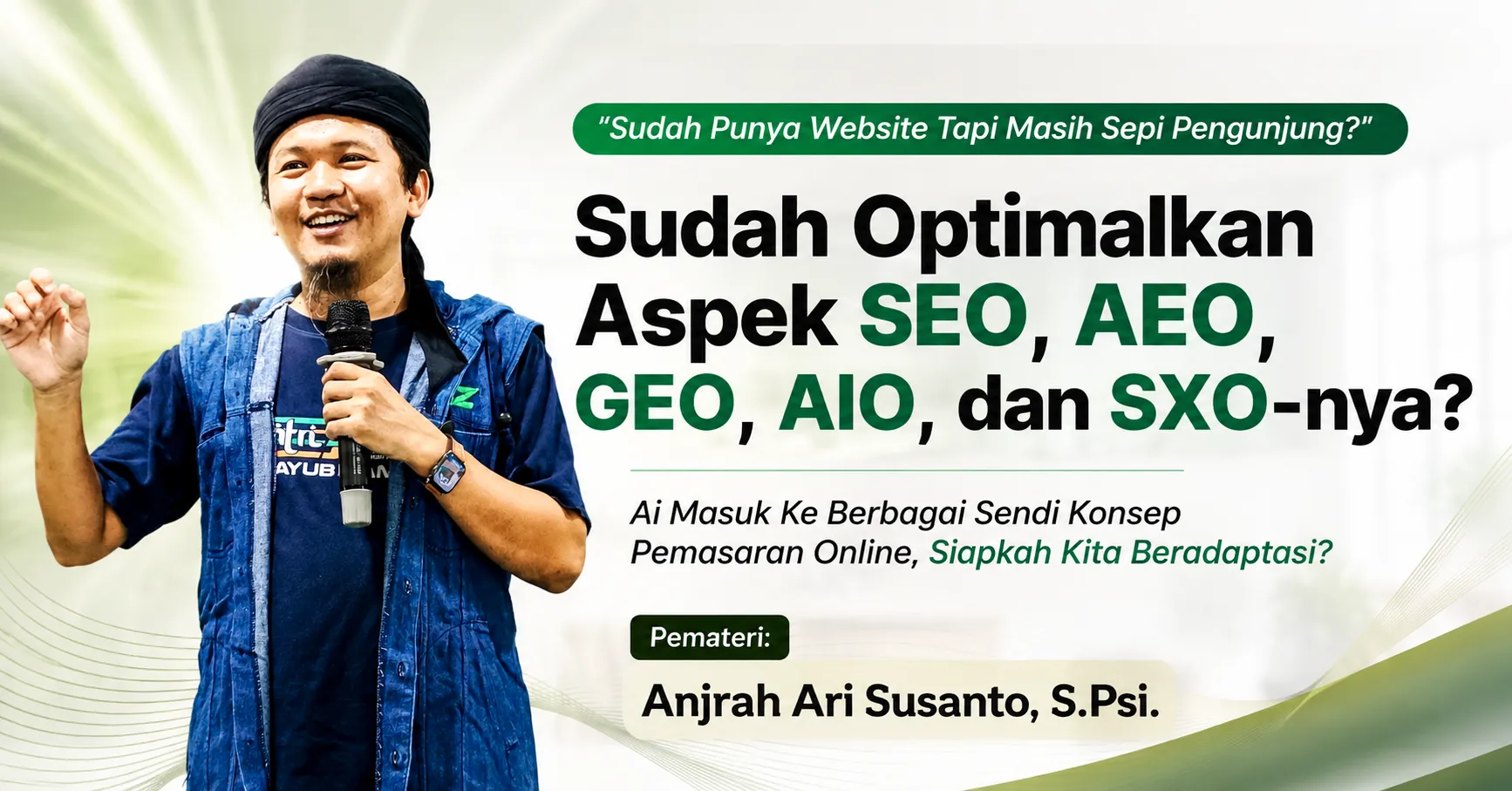 SEO, AEO, GEO, AIO, dan SXO Itu Apa Sih