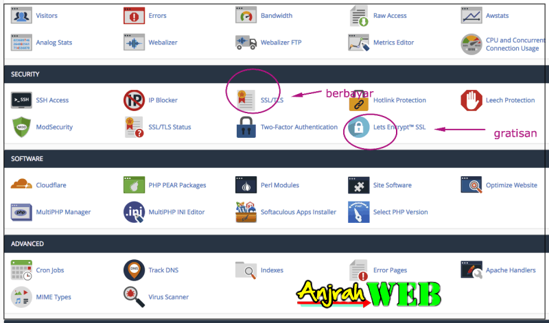 cara setting SSL di Cpanel, Cara Merubah http ke https wordpress anjrahweb