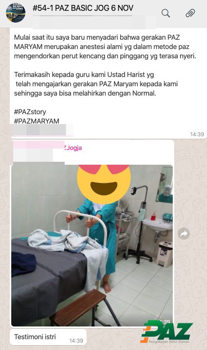 metode paz maryam gerakan paz maryam persalinan maryam paz