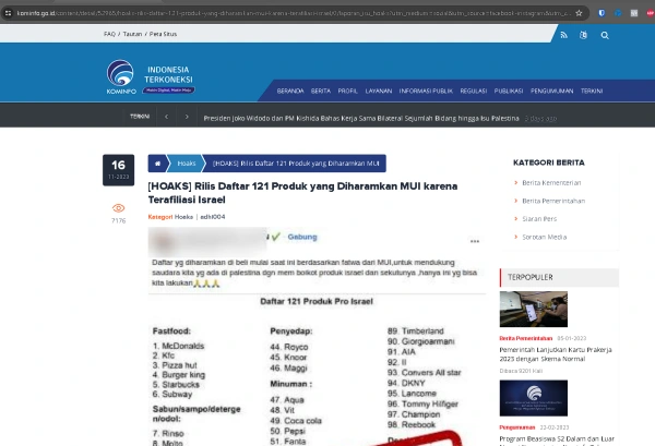 dampak dari efek boikot produk israel kepada pepsodent