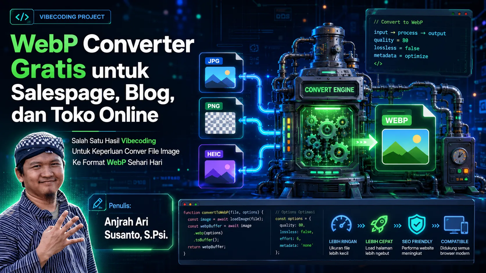 WebP Converter Gratis untuk Salespage, Blog, dan Toko Online